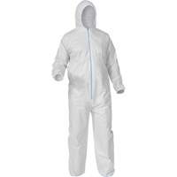 Protective Coveralls, Medium, White, Microporous Air Extreme Inc.