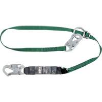 V-Series Tie-Back Lanyard, 6', Rebar Hook Center, Snap Hook Leg Ends, Polyester Air Extreme Inc.
