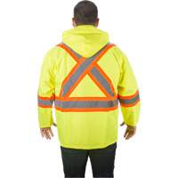 RZ1000 Rain Jacket, Polyester, Small, High Visibility Lime-Yellow Air Extreme Inc.