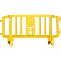 Movit Barricade, Interlocking, 78" L x 39" H, Yellow Air Extreme Inc.