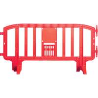 Movit Barricade, Interlocking, 78" L x 39" H, Red Air Extreme Inc.