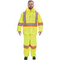 V&ecirc;tements imperm&eacute;ables RZ1000, Polyester, Petit, Jaune lime haute visibilit&eacute; Air Extreme Inc.