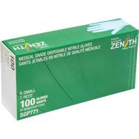 Puncture-Resistant Medical-Grade Disposable Gloves, X-Small, Nitrile, 4.5-mil, Powder-Free, Blue, Class 2 Air Extreme Inc.