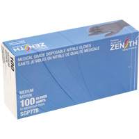 Puncture-Resistant Medical-Grade Disposable Gloves, Medium, Nitrile, 5-mil, Powder-Free, Black, Class 2 Air Extreme Inc.
