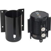 Barri&egrave;re &agrave; fixation murale avec ruban magn&eacute;tique, Acier, Fixation par vis, 7', Ruban Noir Air Extreme Inc.