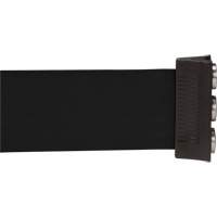 Barri&egrave;re &agrave; fixation murale avec ruban magn&eacute;tique, Acier, Fixation par vis, 12', Ruban Noir Air Extreme Inc.