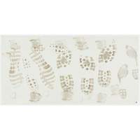 Peel-Away Cleanroom Mats & Frame Kit, 1.57 mils Thick, 18" W, 3' L x White Air Extreme Inc.