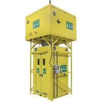 Enclosed Outdoor Gravity Fed Safety Shower Air Extreme Inc.