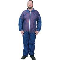 Coveralls, Medium, Blue, Polypropylene Air Extreme Inc.