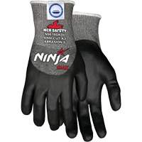 Ninja&reg; Max Cut Resistant Gloves, Size Medium, 10 Gauge, Bi-Polymer Coated, Dyneema&reg; Shell, ASTM ANSI Level A3 Air Extreme Inc.