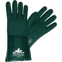 Gants r&eacute;sistants aux produits chimiques, Taille Grand, 14" lo, PVC, Doublure en Jersey Air Extreme Inc.