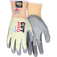 Gants enduits r&eacute;sistant &agrave; la coupe Cut Pro, Taille Moyen, Calibre 15, Rev&ecirc;tement Polyur&eacute;thane, Enveloppe en Kevlar, ASTM ANSI niveau A2 Air Extreme Inc.