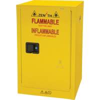 Flammable Storage Cabinet, 12 gal., 1 Door, 23" W x 35" H x 18" D Air Extreme Inc.
