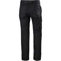 Pantalons d'entretien Oxford, Poly-coton, Noir, Taille 30, Entrejambe 30 Air Extreme Inc.