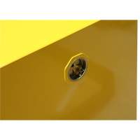 Flammable Storage Cabinet, 4 gal., 1 Door, 17" W x 22" H x 18" D Air Extreme Inc.