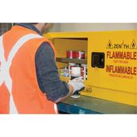 Flammable Storage Cabinet, 12 gal., 2 Door, 43" W x 18" H x 18" D Air Extreme Inc.
