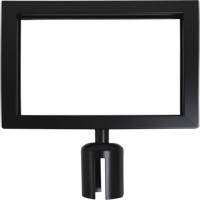 Sign Frame for Crowd Control Post, Black Air Extreme Inc.