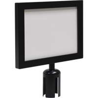 Sign Frame for Crowd Control Post, Black Air Extreme Inc.