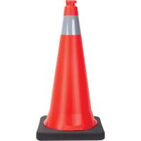 Traffic Cone, 28", Orange, 4" Reflective Collar(s) Air Extreme Inc.