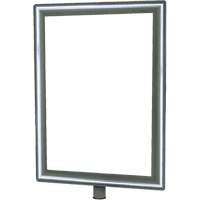 Porte-enseigne vertical robuste pour montant classique, Chrome poli Air Extreme Inc.