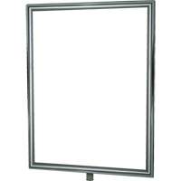 Porte-enseigne vertical robuste pour montant classique, Chrome poli Air Extreme Inc.