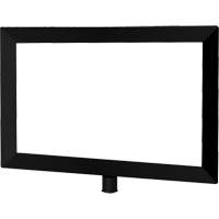 Porte-enseigne horizontal robuste pour montant classique, Noir Air Extreme Inc.