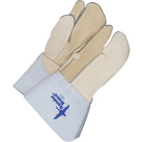 One-Finger Leather Mitts, Grain Cowhide, Size 9 Air Extreme Inc.