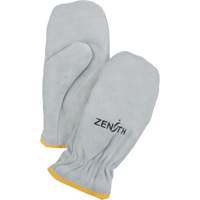 Mitaines dhiver en grain fendu doubl&eacute;es de boa, Taille Taille unique, Mitaine Air Extreme Inc.