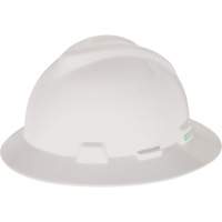 Casque de s&eacute;curit&eacute; &agrave; fente et bordure compl&egrave;te V-Gard, Suspension &agrave; douille, Non ventil&eacute; Air Extreme Inc.