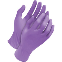 Deny Tripolymer Disposable Gloves, Large, Latex/Neoprene/Nitrile, 6-mil, Powder-Free, Purple Air Extreme Inc.
