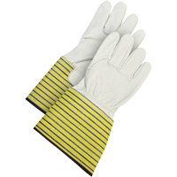 Classic Fitter's Gloves, Large, Grain Cowhide Palm, Fleece Inner Lining Air Extreme Inc.