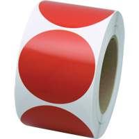 Formes de marquage, Cercle, 3" lo x 3" la, Rouge, Vinyle Air Extreme Inc.