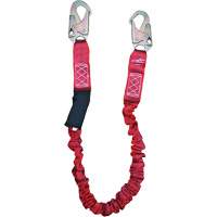 ShockSorb Internal Shock Lanyard, 6', Snap Hook Center, Snap Hook Leg Ends, Polyester Air Extreme Inc.
