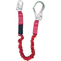 ShockSorb Internal Shock Lanyard, 6', Rebar Hook Center, Snap Hook Leg Ends, Polyester Air Extreme Inc.