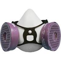 Ensemble de respirateur &agrave; demi-masque P100 Comfort-Air 400Nx noir sans soupape d'expiration, &eacute;lastom&egrave;re/Caoutchouc, Petit/Moyen Air Extreme Inc.