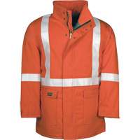 Westex UltraSoft&reg; AllOut Quilt Lined Winter Parka with Reflective Stripes, Small, High Visibility Orange, 46 cal/cm² Air Extreme Inc.