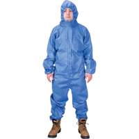 Hooded Coveralls, Medium, Blue, SMS Air Extreme Inc.