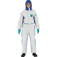 AlphaTec 1800 Comfort 3-Piece Coveralls, Large, Blue/White, Microporous/SMS Air Extreme Inc.