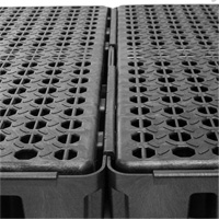 Palette de confinement des d&eacute;versements &agrave; profil bas Black Diamond, Capacit&eacute; de d&eacute;versement 25.5 gal. US, 49" x 24" x 6,5" Air Extreme Inc.