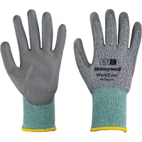WorkEasy Cut Protective Gloves, Size 6/X-Small, 13 Gauge, Polyurethane Coated, HPPE/Glass Fibre Shell, ASTM ANSI Level A3/EN 388 Level C Air Extreme Inc.
