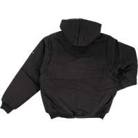 Blouson d'aviateur en toile lourde avec capuchon, Hommes, Petit, Noir Air Extreme Inc.