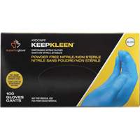 KeepKleen&reg; Disposable Glove, Small, Nitrile, 2.8-mil, Powder-Free, Blue Air Extreme Inc.