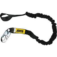Arc Flash Shock Absorbing Lanyard, 6', Locking Snap Hook Center, Choke-Off Loop Leg Ends, Nylon Air Extreme Inc.