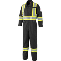 7702BK FR-Tech&reg; 88/12 FR Arc Rated Coveralls, Size 36, Black, 9.7 cal/cm² Air Extreme Inc.