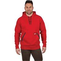 Heavy-Duty Pullover Hoodie, Men's, Small, Red Air Extreme Inc.