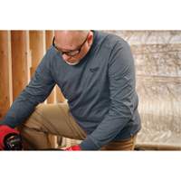 T-shirt de travail hybride, Hommes, Petit, Bleu Air Extreme Inc.