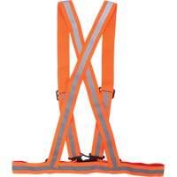 Traffic Harness, High Visibility Orange, Silver Reflective Colour, Medium Air Extreme Inc.