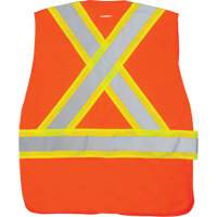 CSA-Compliant High-Visibility Surveyor Vest, High Visibility Orange, 2X-Large, Polyester Air Extreme Inc.