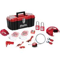 Basic Lockout Kit with Zenex Thermoplastic Locks, Electrical/Valve Kit, 19 Components Air Extreme Inc.