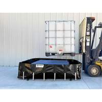 Ultra-IBC Berm&reg; Spill Berm, 400 US gal. Capacity, 6' W x 6' L x 18" H, L-Bracket Air Extreme Inc.
